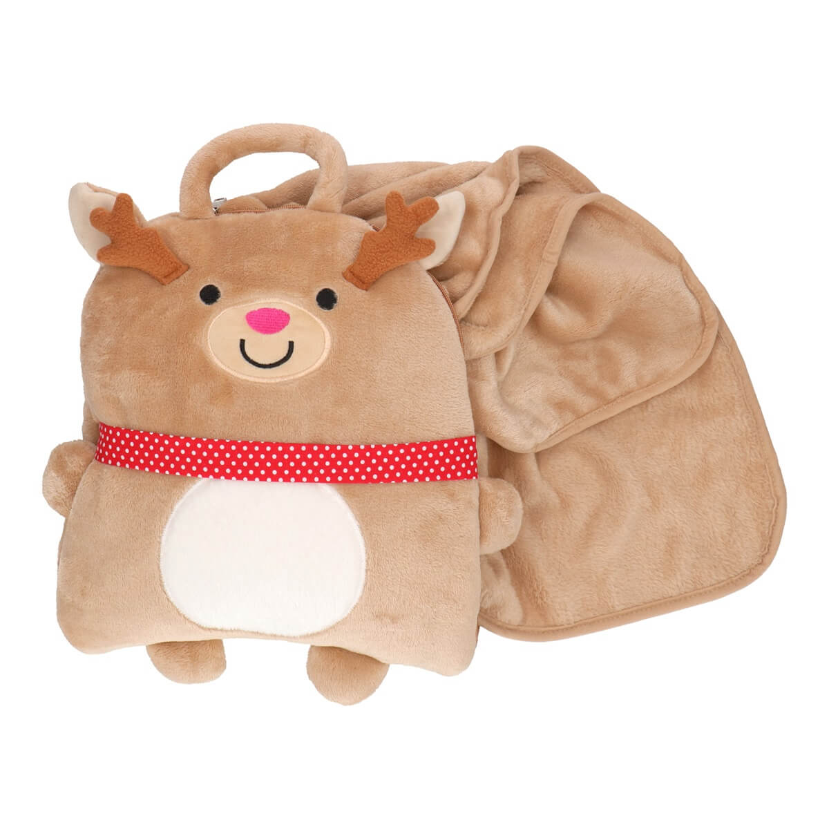 ΤΣΑΝΤΑ ΠΛΑΤΗΣ ΤΑΡΑΝΔΟΣ ΚΟΥΒΕΡΤΑ ΜΠΕΖ reindeer 1x1,2x10cm beige