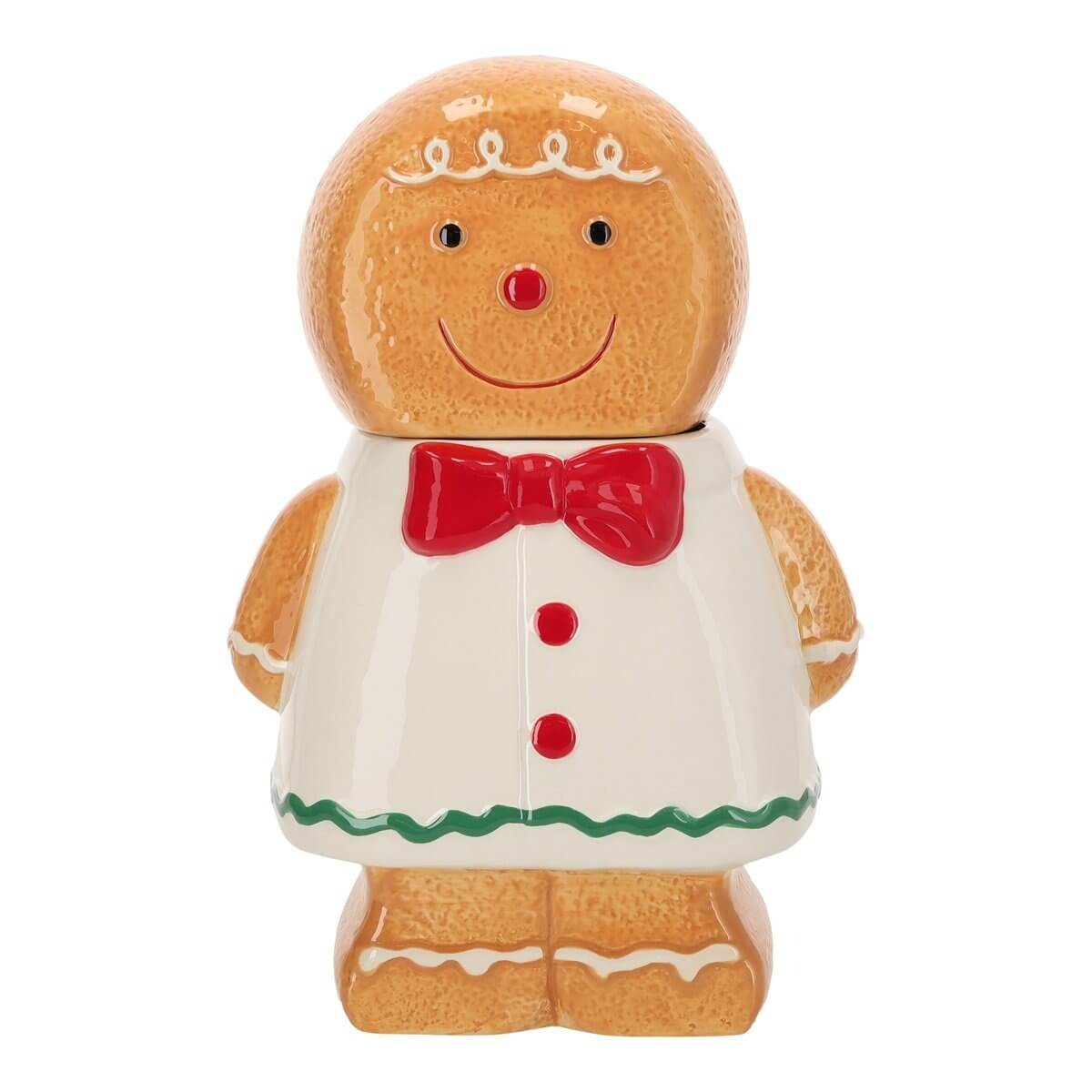 ΜΠΙΣΚΟΤΙΕΡΑ gingerbread ΚΑΦΕ ΛΕΥΚΟ ΦΟΡΕΜΑ ΚΕΡΑΜΙΚΟ 7,5x12,5x25cm