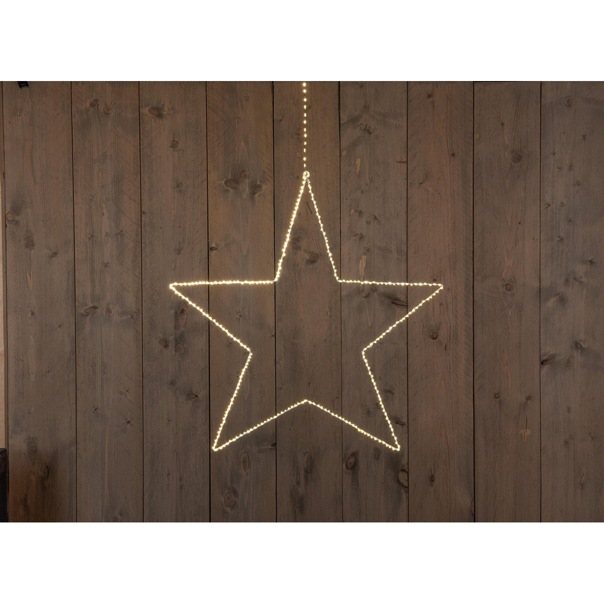 ΑΣΤΕΡΙ ΛΕΥΚΟ 56CM ΜΕΤΑΛΛΙΚΟ 300LED ΘΕΡΜΟ ΛΕΥΚΟ 50CM ΚΑΛΩΔΙΟ ΜΕ LED - 4,5M ΚΑΛΩΔΙΟ - ON / DIMMER / 8/16H TIMER / OFF 4.