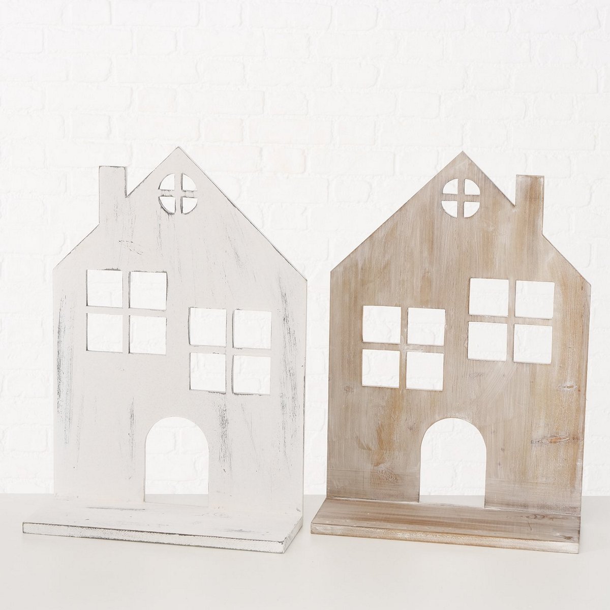 ΣΠΙΤΙ ΕΠΙΤΟΙΧΙΟ Hallein 2/ass Shabby ΛΕΥΚΟ/ΦΥΣΙΚΟ MDF 14Χ38Χ55cm
