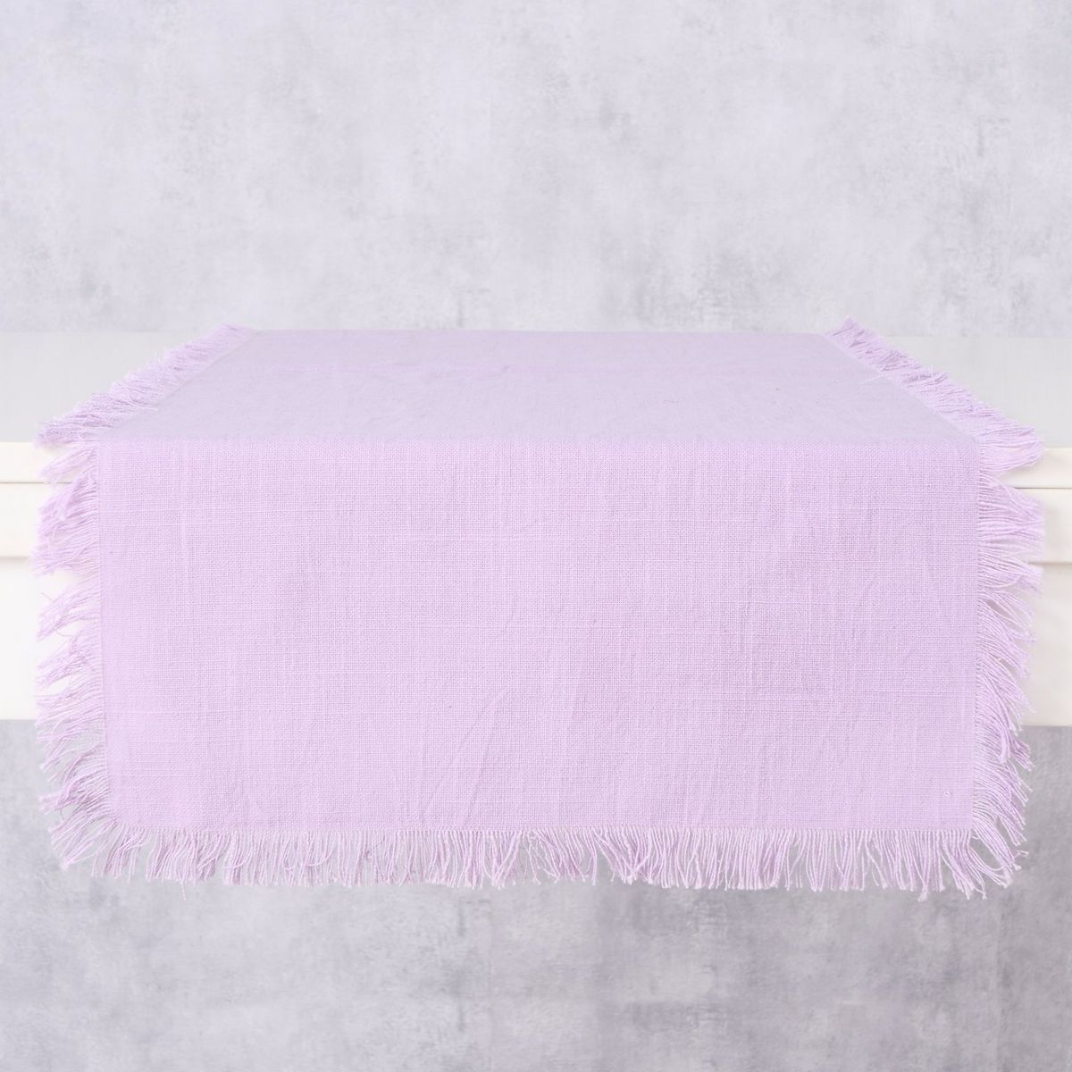 ΤΡΑΒΕΡΣΑ Lenea, 140x40cm Light purple, Cotton