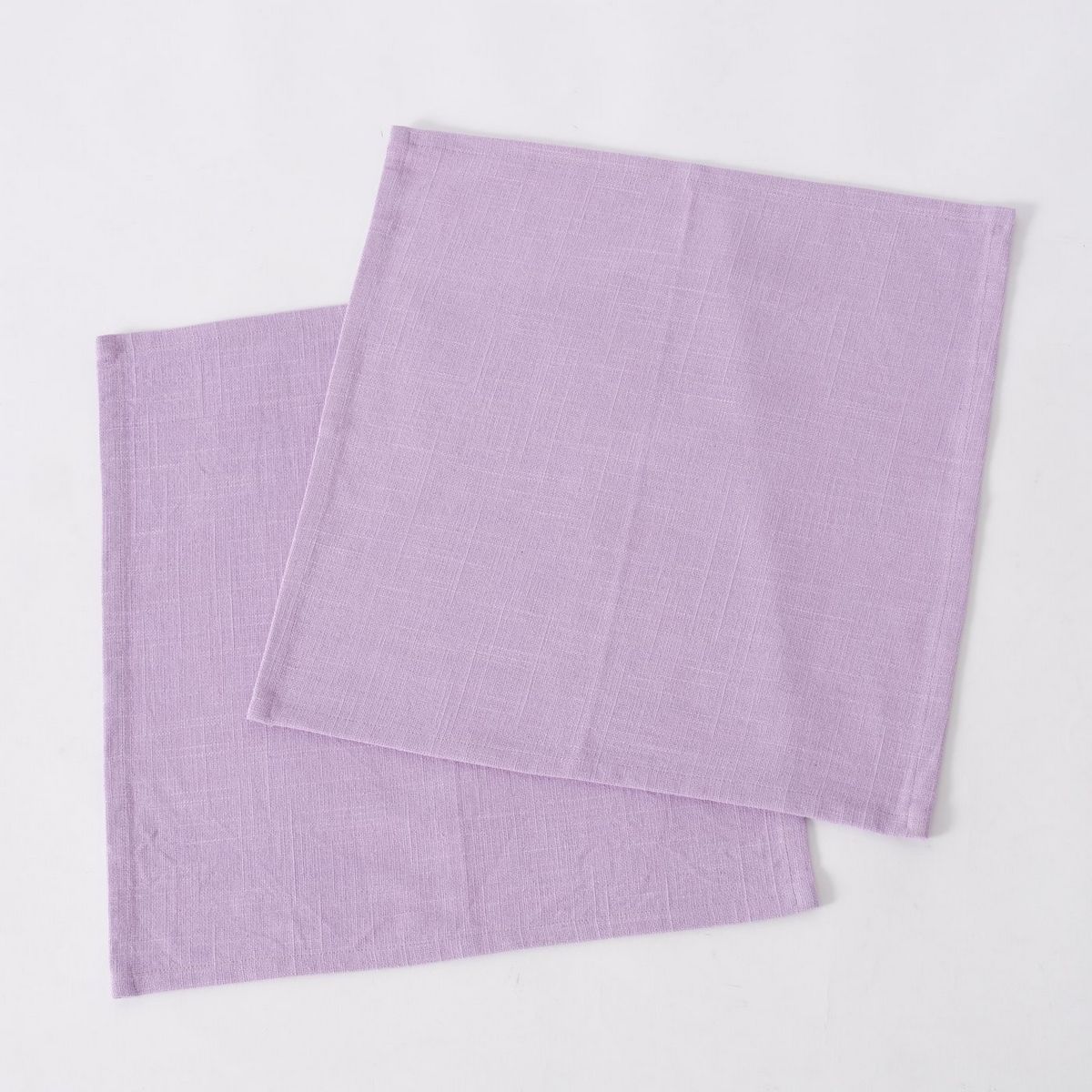 ΠΕΤΣΕΤΑ SET/2 Lenea 40x40cm Light purple Cotton