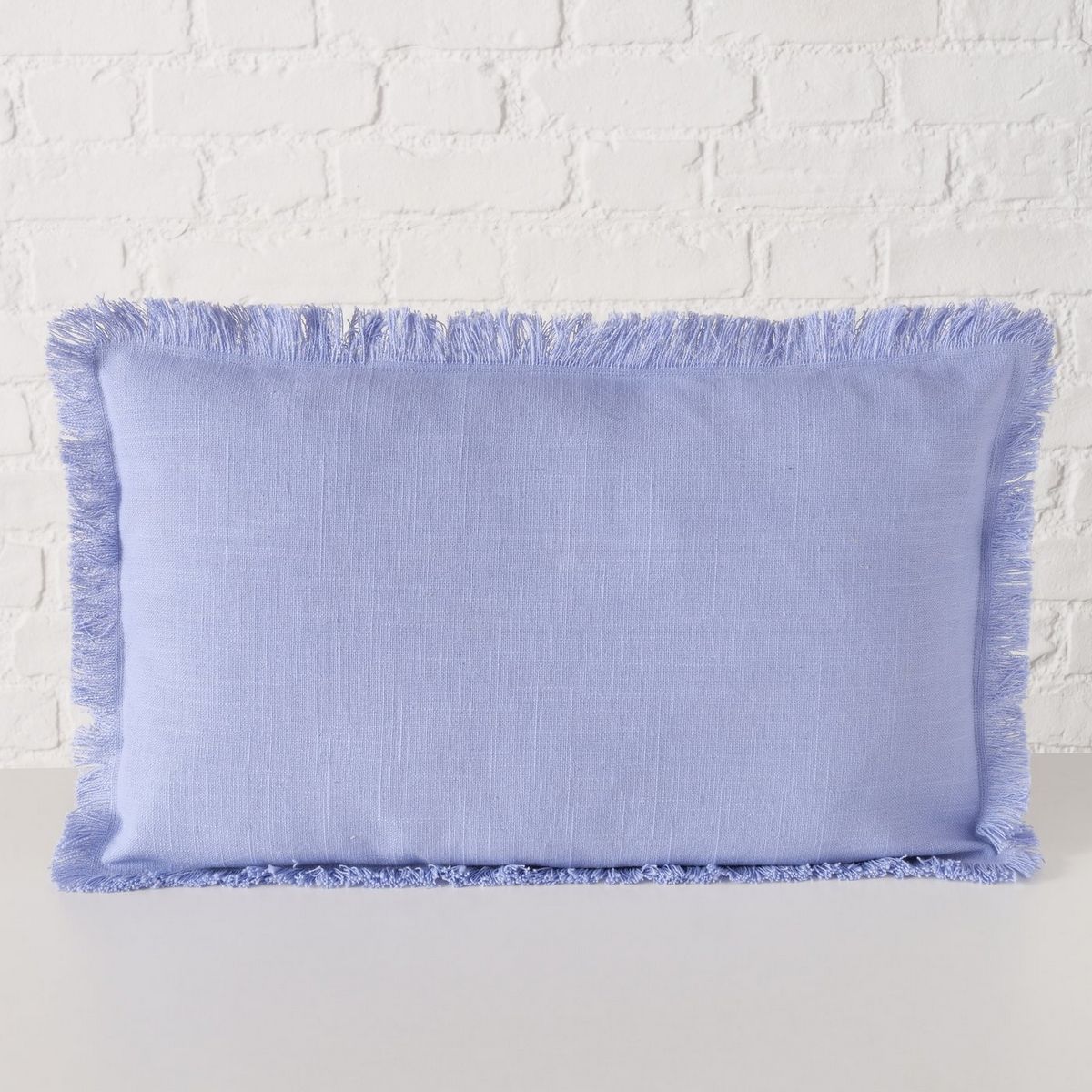 ΜΑΞΙΛΑΡΙ Lenea 50x30x4cm Light blue Cotton