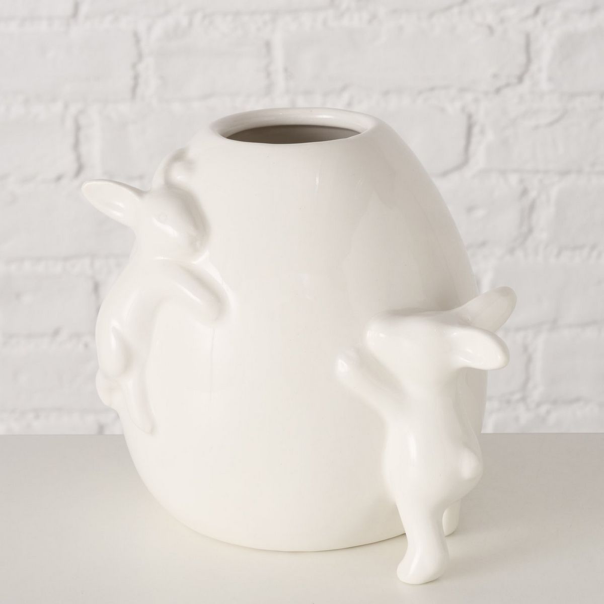 ΒΑΖΟ ΛΑΓΟΣ Fanny, 18Χ15Χ15cm ΚΕΡΑΜΙΚΟ