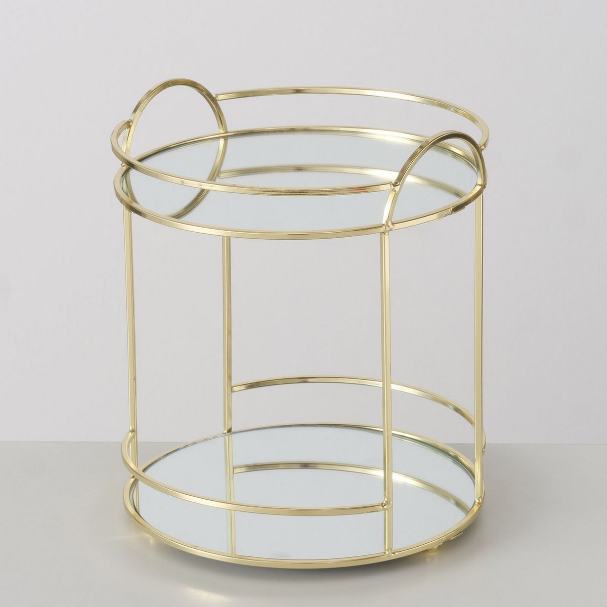 ΔΙΣΚΟΣ Camila ΜΕ ΚΑΘΡΕΠΤΗ H24cm, D21cm ΧΡΥΣΟ ΜΕΤΑΛΛΟ