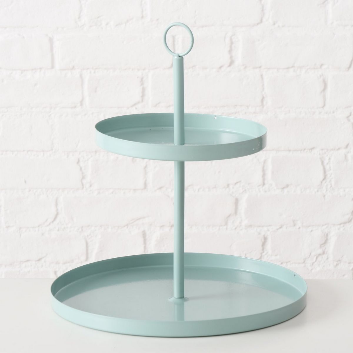 ΠΙΑΤΕΛΑ ΔΙΠΛΗ ΠΡΑΣΙΝΟ Samina H34cm D30cm ΜΕΤΑΛΛΟ