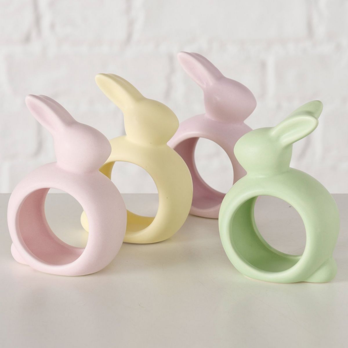 ΚΡΙΚΟΣ ΠΕΤΣΕΤΑΣ ΛΑΓΟΣ Mercy,3Χ6Χ9cm ΡΟΖ ΚΙΤΡΙΝΟ ΠΡΑΣΙΝΟ ΚΕΡΑΜΙΚΟ