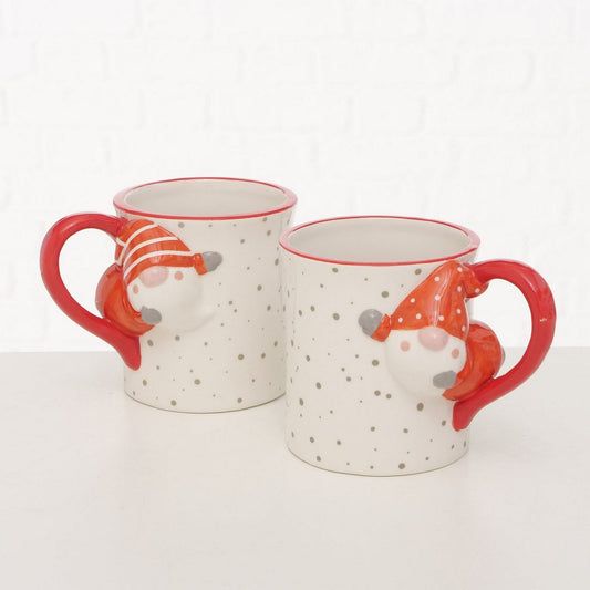 ΚΟΥΠΑ 2/ass ΜΕ ΧΕΡΟΥΛΙ ΞΩΤΙΚΟ Nicky 400ml ΚΟΚΚΙΝΟ/ΛΕΥΚΟ/ΠΟΥΑ 14.5X9,5X10cm Dolomite