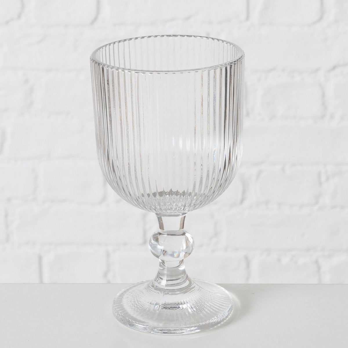 ΠΟΤΗΡΙ ΚΡΑΣΙΟΥ Rigano ΡΙΓΕ ΓΥΑΛΙ ΔΙΑΦΑΝΕΣ Dishwasher proof D9 H16cm