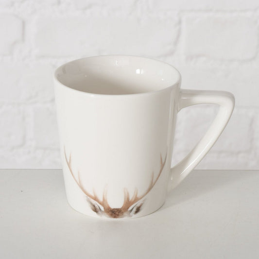 ΚΟΥΠΑ Aspen 300ml ΣΧΕΔΙΟ ΤΑΡΑΝΔΟΣ 12Χ9Χ9 New Bone ΠΟΡΣΕΛΑΝΗ Dishwasher proof