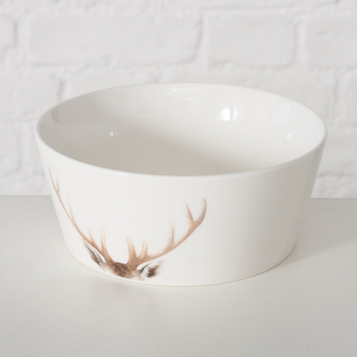 ΜΠΟΛ Aspen ΣΧΕΔΙΟ ΤΑΡΑΝΔΟΣ 500ml H7cm D15cm New Bone ΚΕΡΑΜΙΚΟ