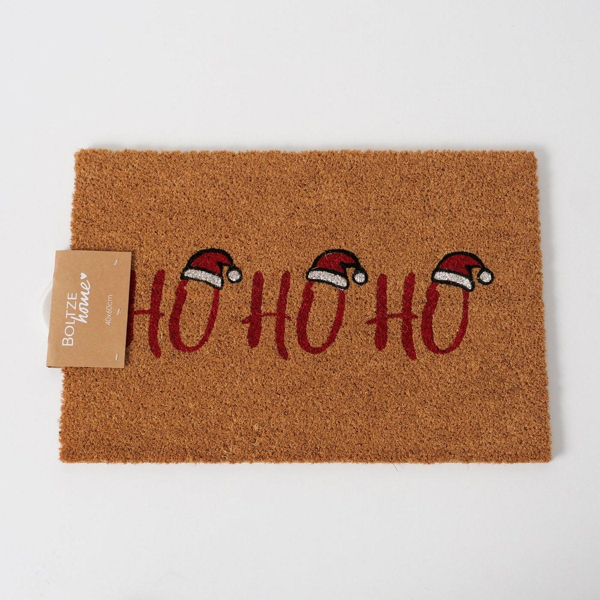 ΠΑΤΑΚΙ ΕΙΣΟΔΟΥ HoHoHo 60Χ40Χ1,5cm PVC ΚΟΚΟΦΟΙΝΙΚΑΣ