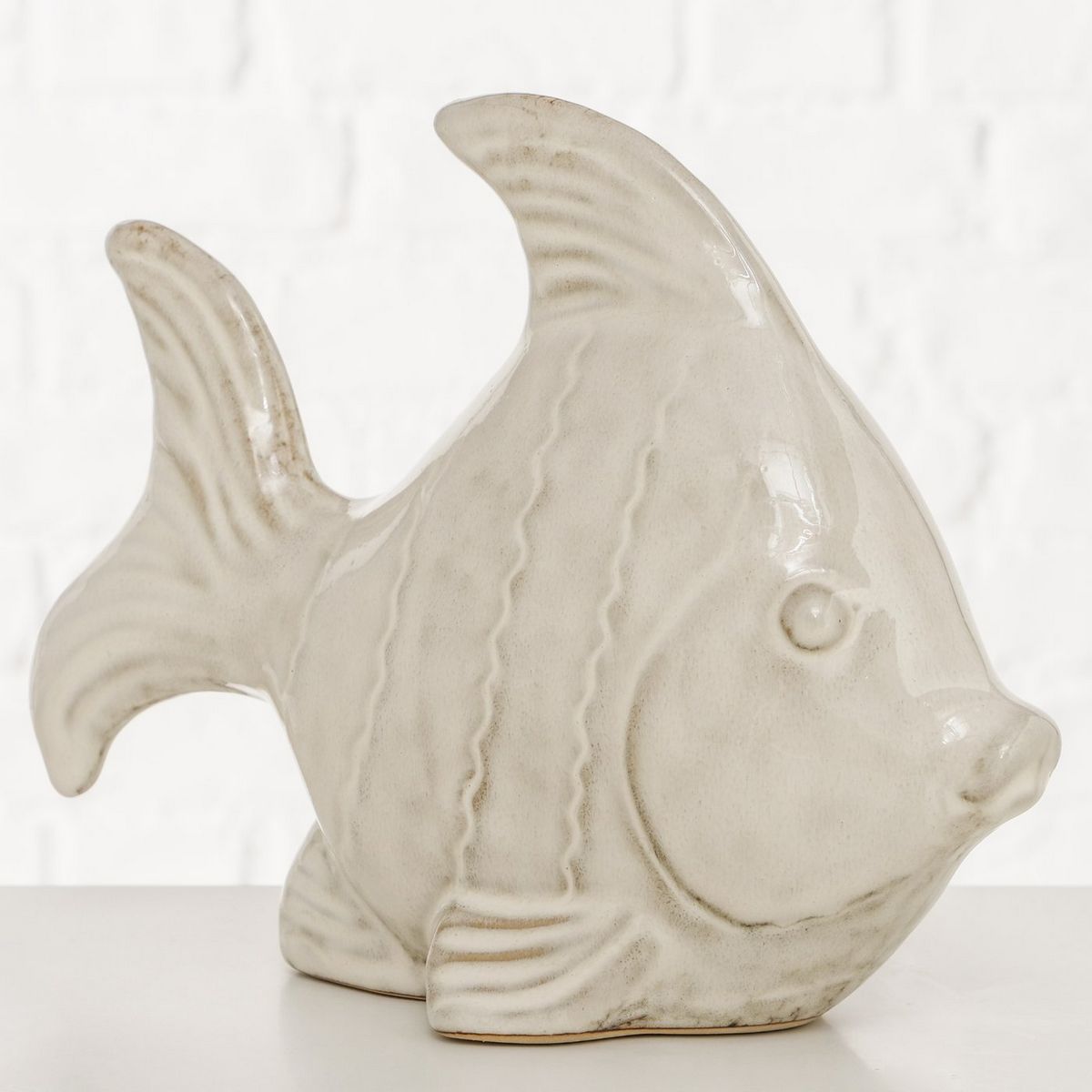 ΨΑΡΙ ΦΙΓΟΥΡΑ Aquara 24Χ10Χ18cm ΕΚΡΟΥ ΠΟΡΣΕΛΑΝΗ