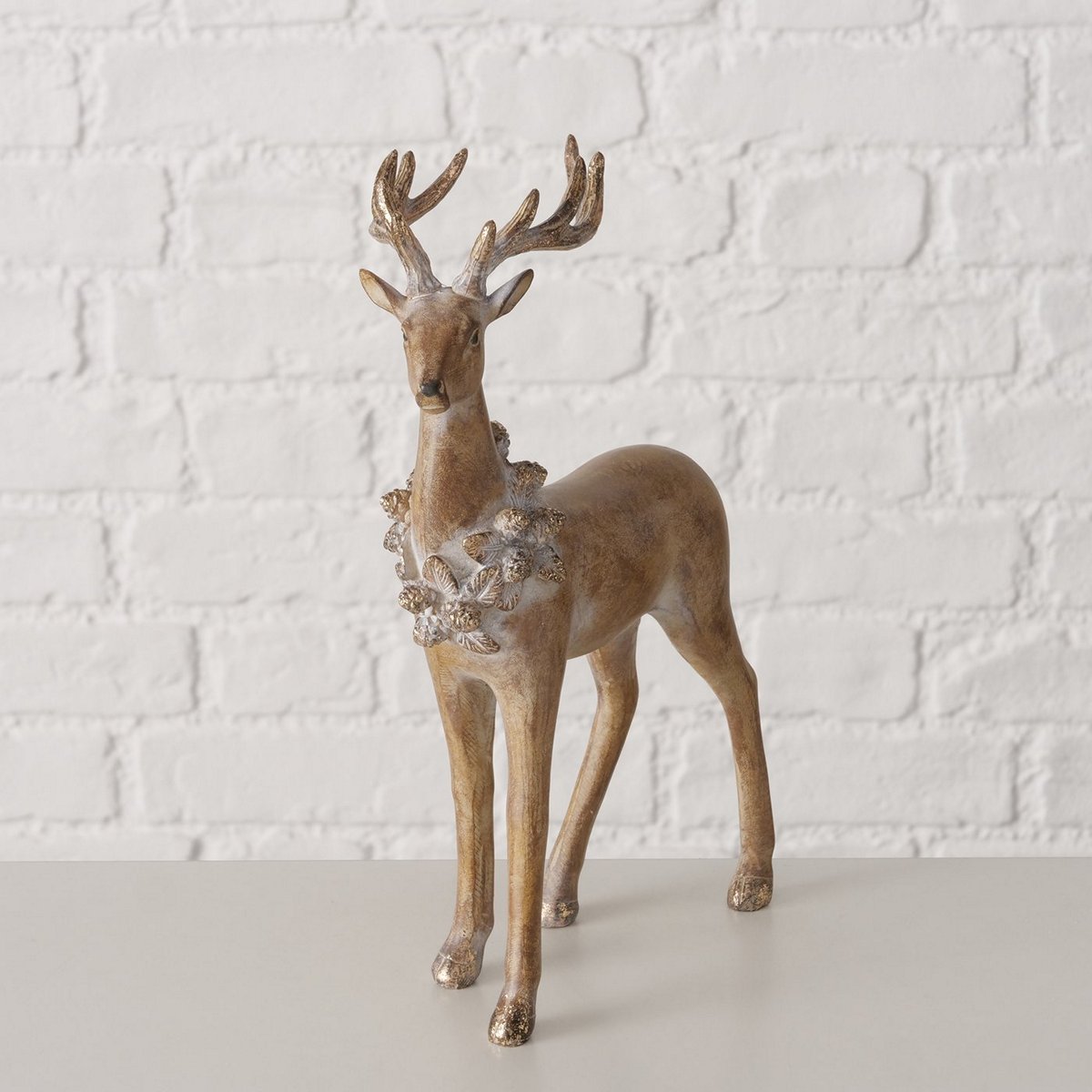 ΕΛΑΦΙ ΦΙΓΟΥΡΑ Zorano KAFE 15X6X27,5cm Polyresin