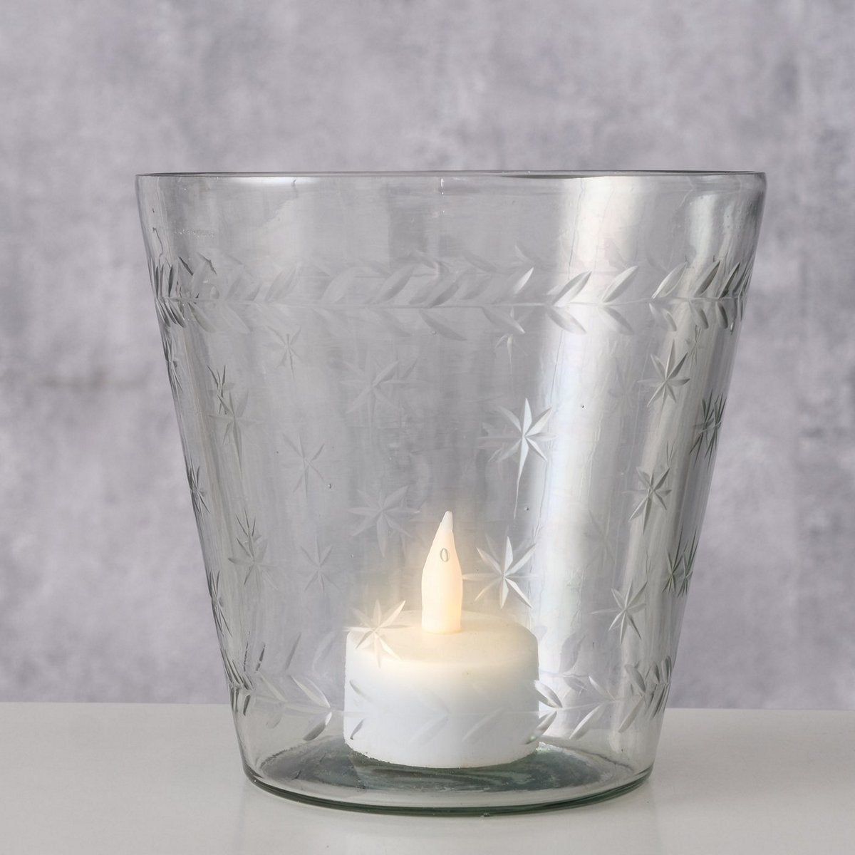 ΚΗΡΟΠΗΓΙΟ Cecily H12cm ΔΙΑΦΑΝΕΣ ΓΥΑΛΙ