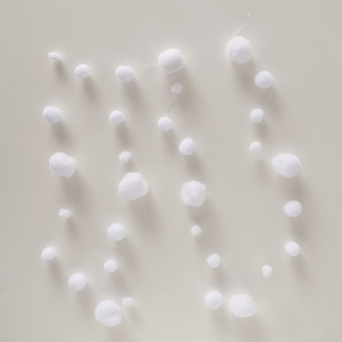 ΓΙΡΛΑΝΤΑ ΧΙΟΝΙ Snowfall L4cm H200cm ΛΕΥΚΟ Polyester