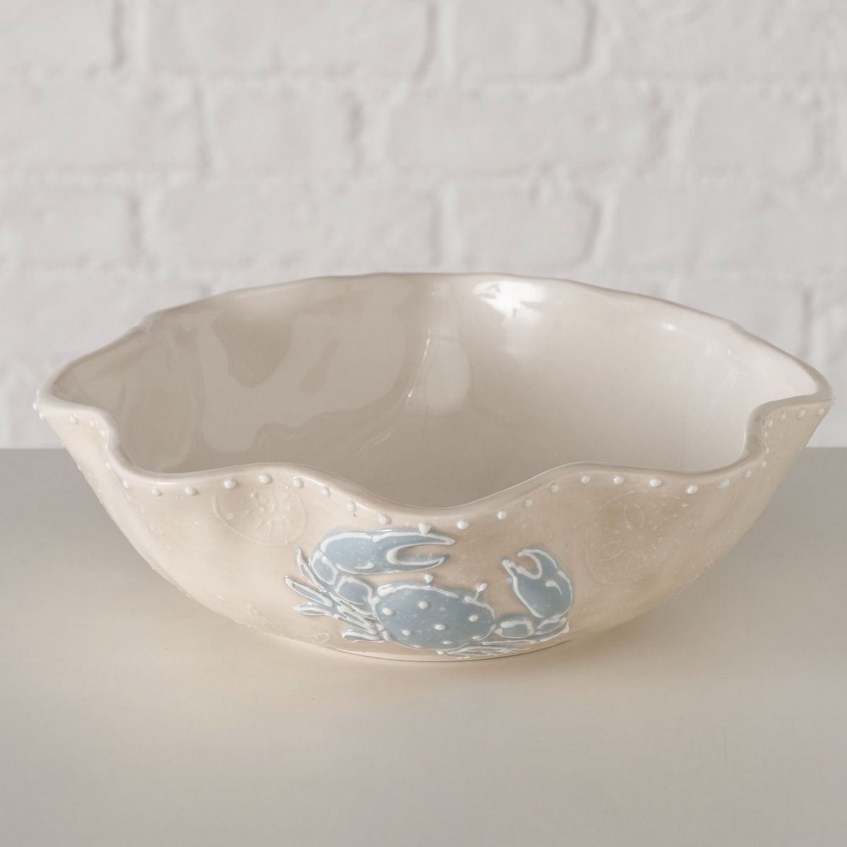 ΜΠΟΛ ΚΑΒΟΥΡΙ Gambero, ΜΠΕΖ ΜΠΛΕ Dishwasher proof, H6cm D21cm