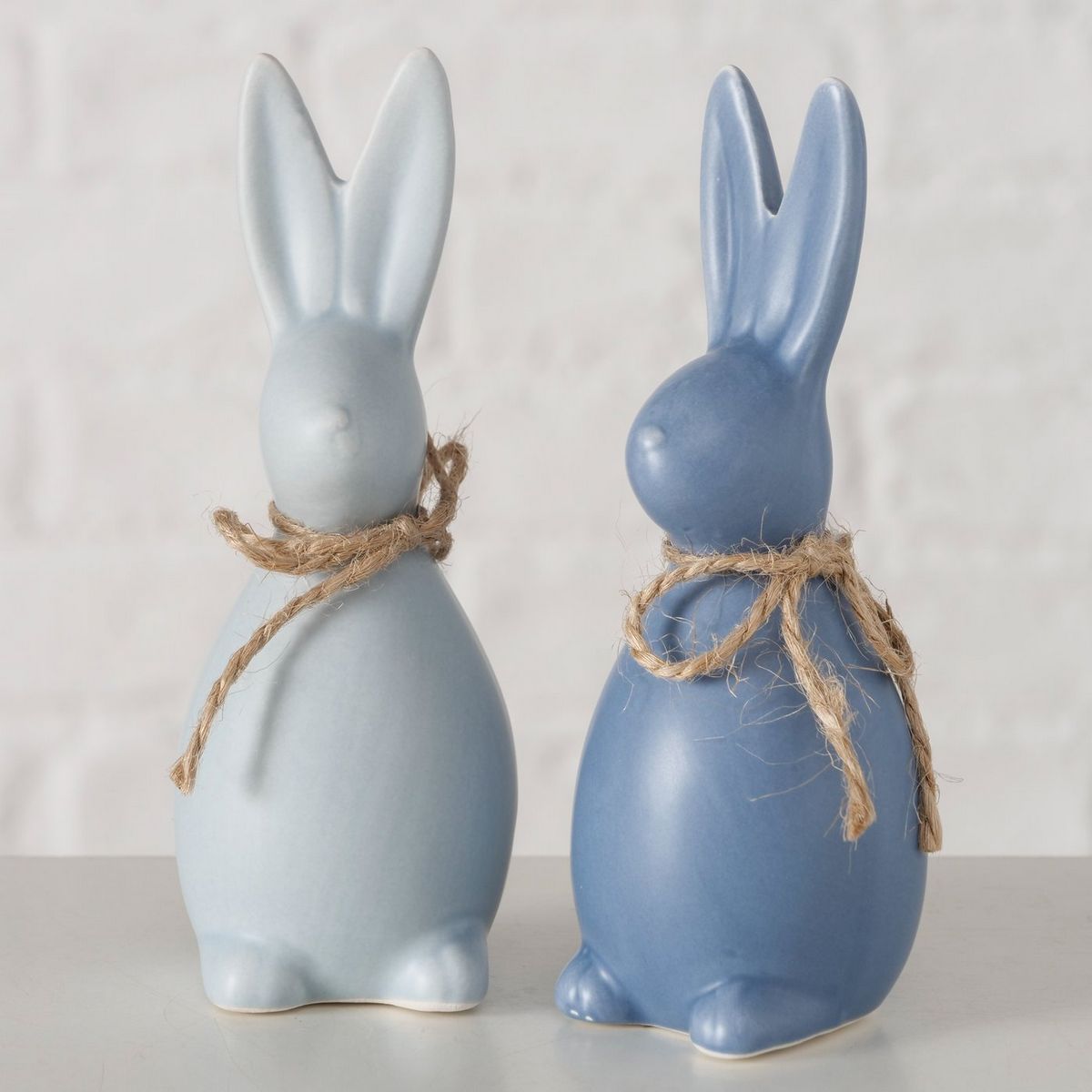 ΛΑΓΟΣ 2/ass ΦΙΓΟΥΡΑ ΓΑΛΑΖΙΟ / ΜΠΛΕ Paddy 5X5X13cm ΚΕΡΑΜΙΚΟ