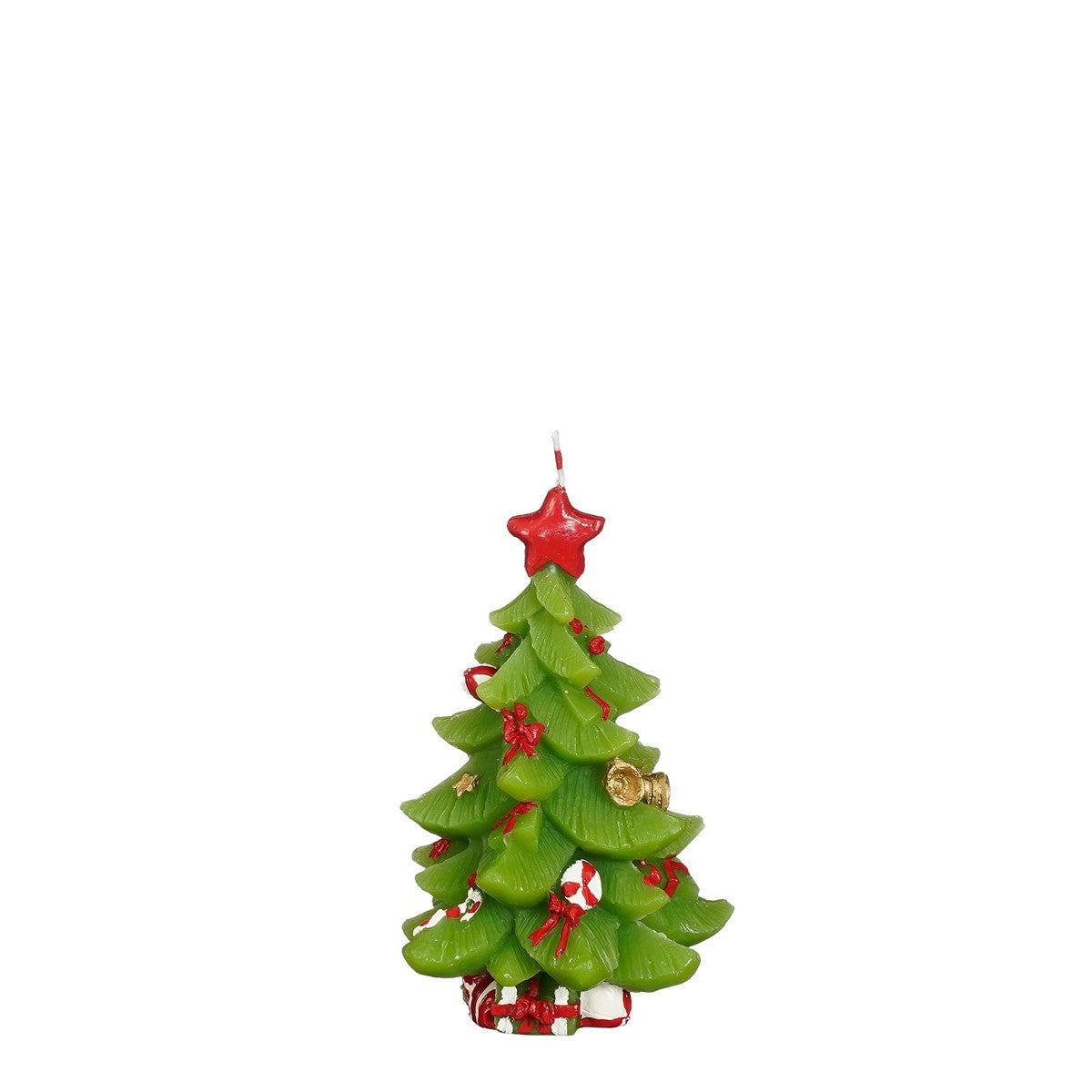 ΚΕΡΙ x-mas ΔΕΝΤΡΟ ΠΡΑΣΙΝΟ H14,7 D9,2cm ΠΑΡΑΦΙΝΗ