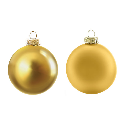 ΚΟΥΤΙ ΜΠΑΛΑ 12τμχ  ΧΡΥΣΟ VETRO 10cm ΓΥΑΛΙ