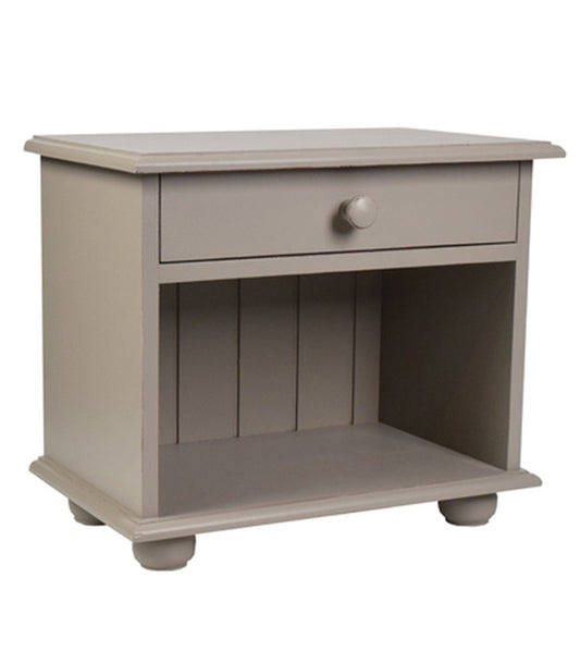 ΚΟΜΟΔΙΝΟ 52X32X45 CM ΜΕ ΣΥΡΤΑΡΙ KAI ΡΑΦΙ  ΣΚ.ΓΚΡΙ ΑΝΤΙΚΕ ΠΑΤΙΝΑ