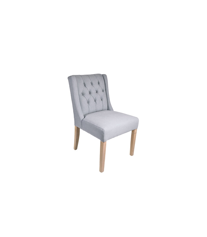 ΚΑΡΕΚΛΑ 51Χ63Χ85 CM BRADFORD ΥΦΑΣΜΑ ICE BLUE ΠΟΔΙΑ BROSSE NATURE