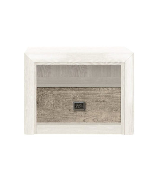 ΚΟΜΟΔΙΝΟ 58,50/44,50/40cm LONDON 021 ARIZONA PINE / SHIP OAK ΜΕΛΑΜΙΝΗ (ΠΕΡΙΛΑΜΒΑΝΕΤΑΙ ΟΔΗΓΟΣ ΣΥΝΑΡΜΟΛΟΓΗΣΗΣ)