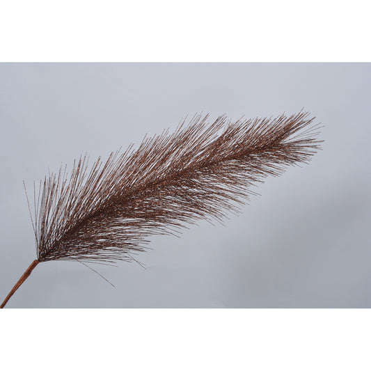 ΚΛΑΔΙ ΦΤΕΡΟ ΚΑΦΕ GLITTER 117cm