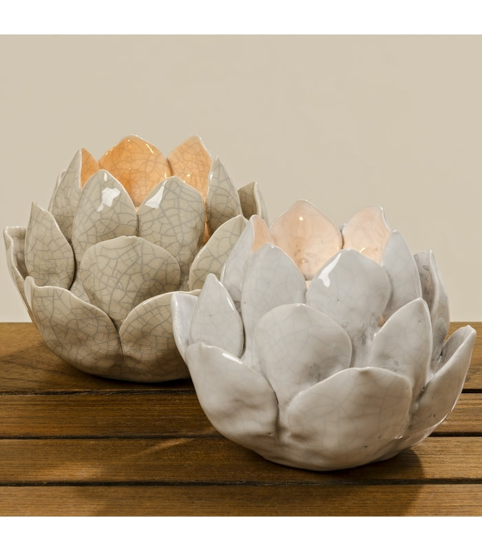 ΚΗΡΟΠΗΓΙΟ ΑΝΘΟΣ 2/ass ΜΠΕΖ/ΑΝ.ΚΑΦΕ Maleva ΚΕΡΑΜΕΙΚΟ H10 D13cm