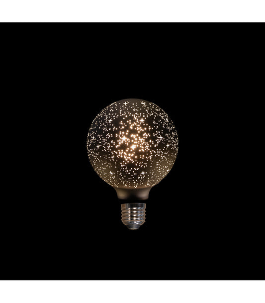 ΛΑΜΠΑ LED BULB BLACK STARS 125X170 MM 4W-2700K / E27 FITTING / DIMMABLE / COLORBOX