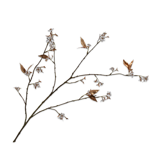 ΚΛΑΔΙ ΑΝΘΙΣΜΕΝΟ ΧΡΥΣΟ/CRΕΑM 120  cm