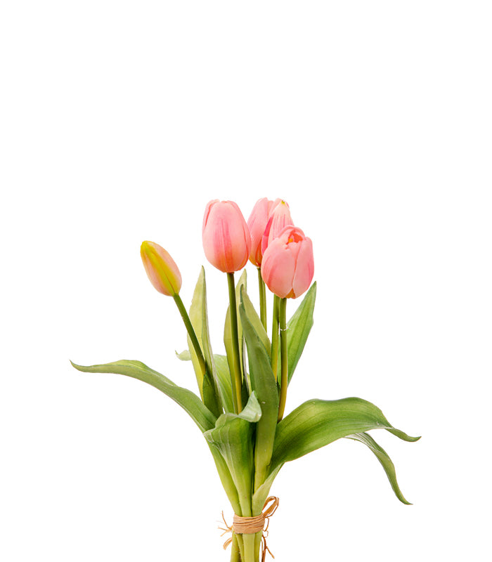 ΤΟΥΛΙΠΑ ΜΠΟΥΚΕΤΟ Χ5 ΛΟΥΛΟΥΔΙΑ ΡΟΖ 35cm