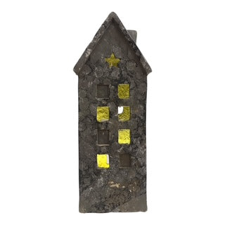 Σπιτάκι Γκρι LED Τσιμεντένιο 16x16x42cm GE-22301114