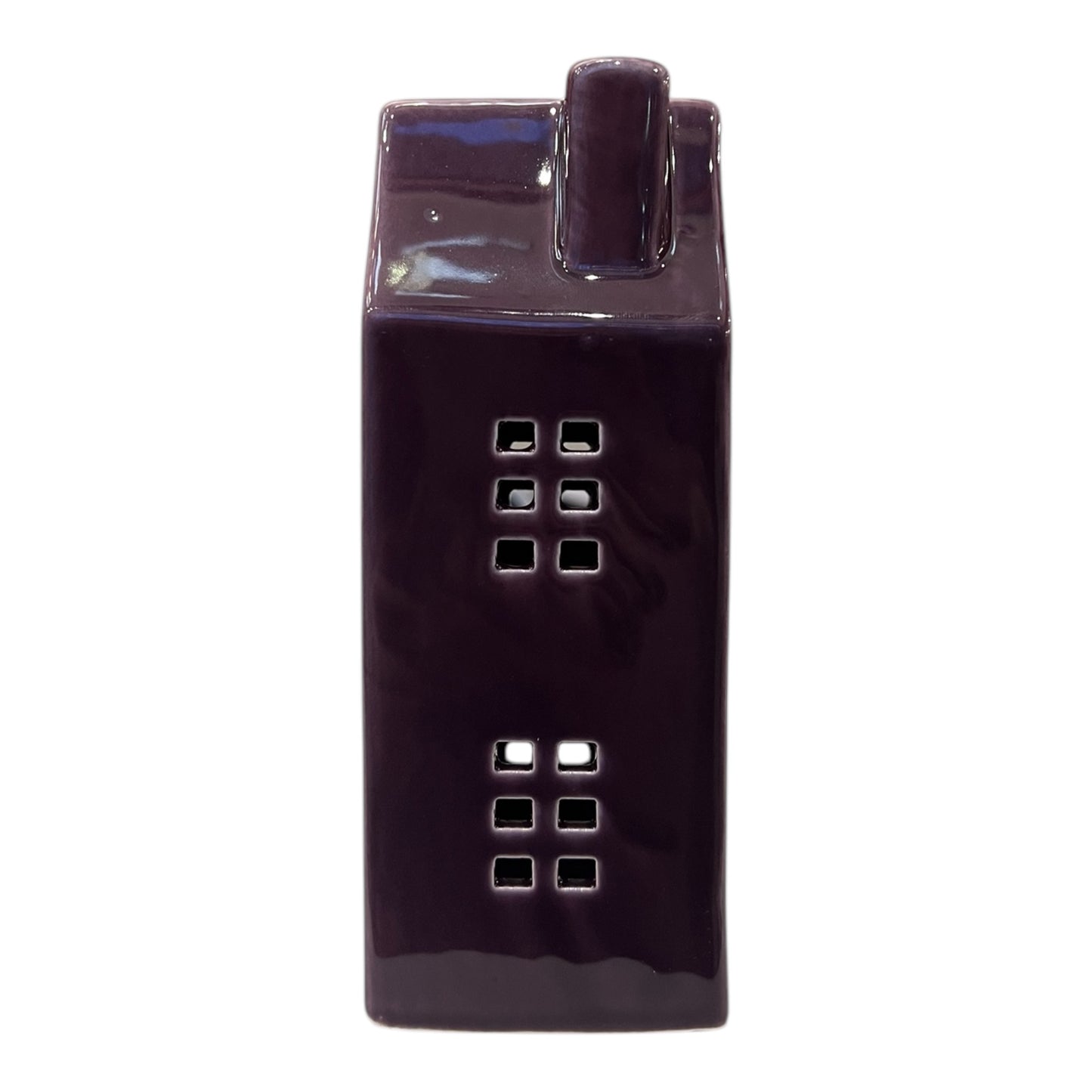 Σπιτάκι Μωβ για Ρεσώ Κεραμικό 6x6.5x17cm GE-22401343