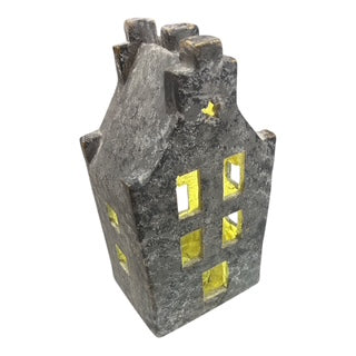 Σπιτάκι Γκρι LED Τσιμεντένιο 16x12.5x30.5cm GE-22405007