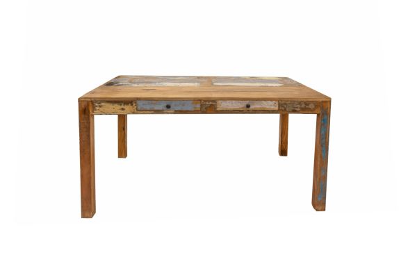 Τραπέζι με 2 συρτάρια Ακακίας colormix 180Χ90 2418