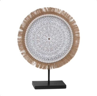 Επιτραπέζιο διακοσμητικό λευκό αντικέ 128-223-106