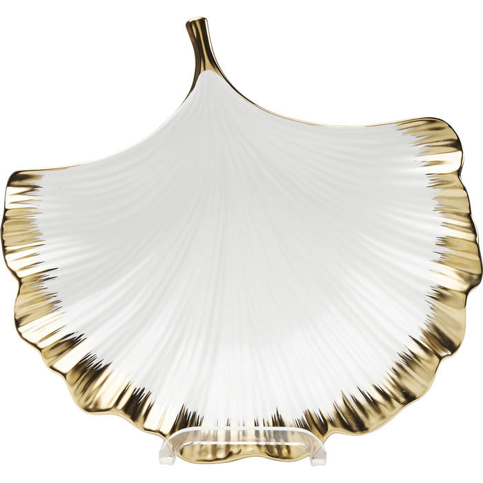 Μπωλ Ginkgo Elegance Χρυσό-Λευκό Πορσελάνη 28 εκ. 51205