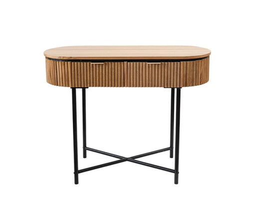 ΚΟΝΣΟΛΑ ΜΠΕΖ ΜΕ ΜΕΤΑΛΛΙΚΑ ΜΑΥΡΑ ΠΟΔΙΑ 100Χ40Χ80ΕΚ