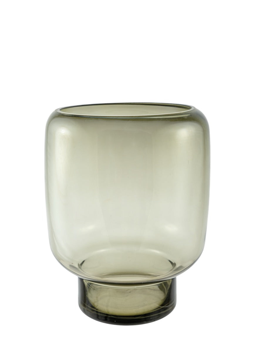 ΧΕΙΡΟΠΟΙΗΤΟ ΒΑΖΟ ΑΠΟ ΦΥΣΙΤΟ ΓΥΑΛΙ ΓΚΡΙ 23Χ23Χ30ΕΚ