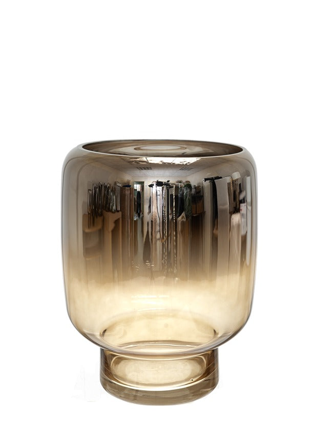 ΧΕΙΡΟΠΟΙΗΤΟ ΒΑΖΟ ΑΠΌ ΦΥΣΙΤΟ ΓΥΑΛΙ ΑΣΗΜΙ ΚΑΦΕ 23Χ23Χ30ΕΚ