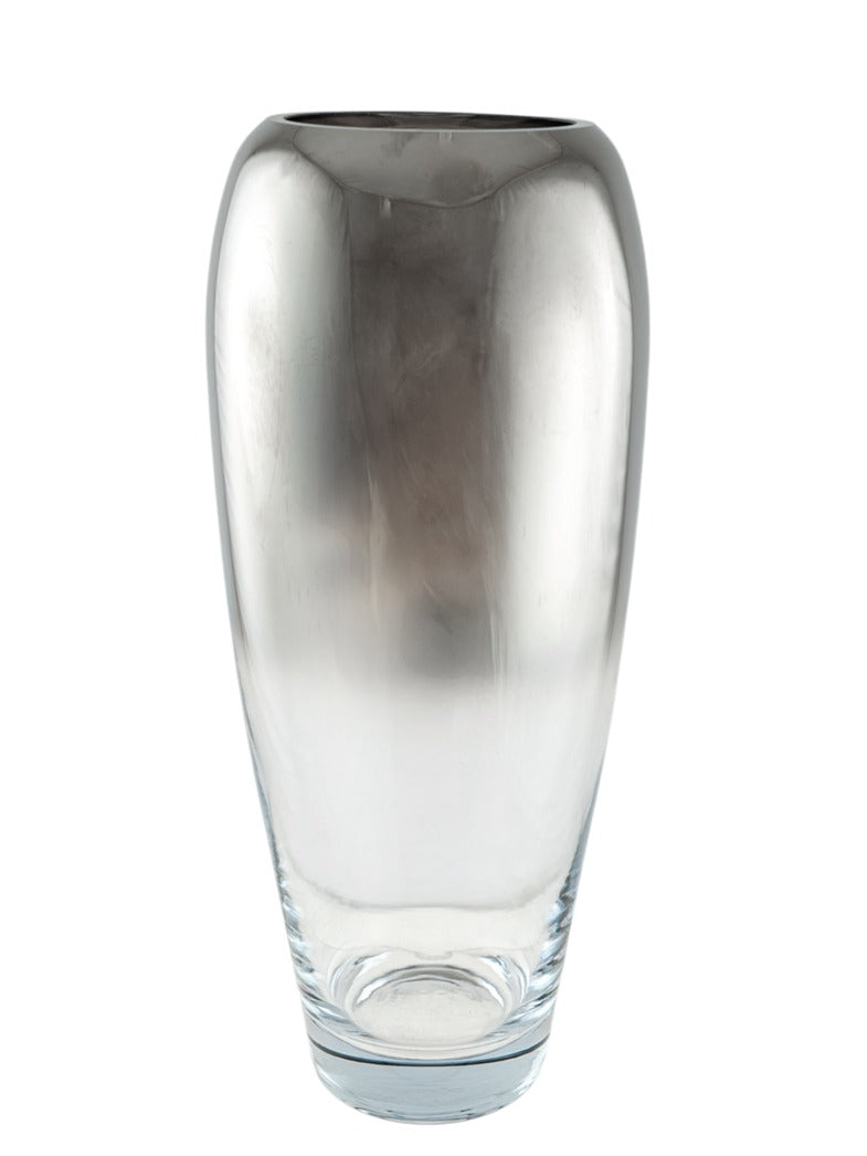 ΧΕΙΡΟΠΟΙΗΤΟ ΒΑΖΟ ΦΥΣΙΤΟ ΑΠΌ ΓΥΑΛΙ ΑΣΗΜΙ 15,9Χ15,9Χ38,4ΕΚ