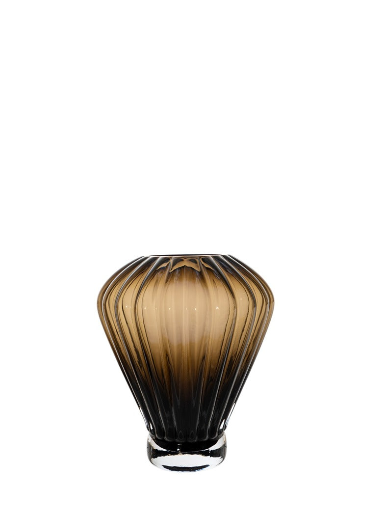 ΧΕΙΡΟΠΟΗΤΟ ΒΑΖΟ ΑΠΌ ΦΥΣΙΤΟ ΓΥΑΛΙ ΚΑΦΕ 17Χ20ΕΚ