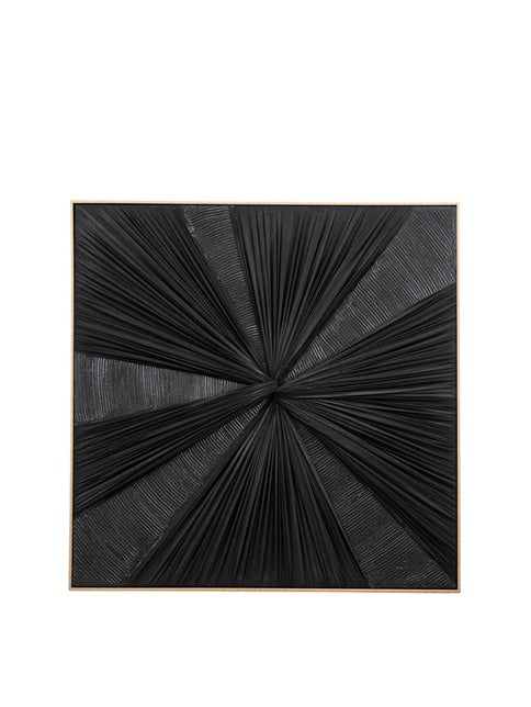 ΠΙΝΑΚΑΣ ΣΕ ΚΑΜΒΑ ΜΕ ΚΟΡΝΙΖΑ ΚΑΙ ΥΦΑΣΜΑ ΜΑΥΡΑ 82Χ82Χ4,5ΕΚ