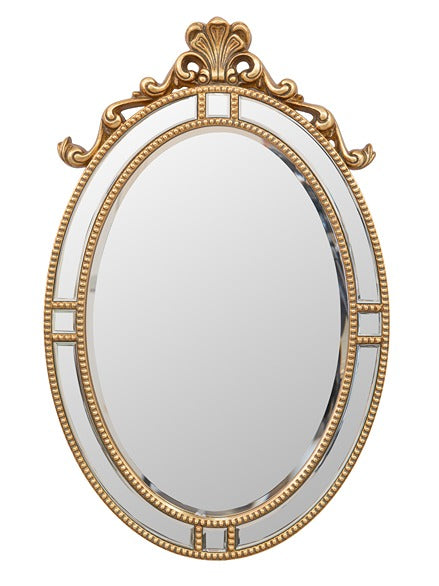 ΚΑΘΡΕΠΤΗΣ ΞΥΛΙΝΟΣ ΚΛΑΣΙΚΟΣ ΧΡΥΣΟΣ ΜΕΓΕΘΟΣ ΚΑΘΡΕΠΤΗ 43Χ63ΕΚ ΜΕ ΚΟΡΝΙΖΑ 83Χ53Χ3,5ΕΚ