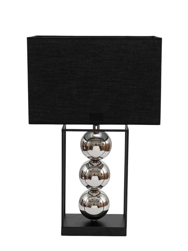 ΛΑΜΠΑ ΜΕΤΑΛΛΙΚΗ ΜΑΥΡΗ ΑΗΜΙ ΜΕ ΓΥΑΛΙΣΤΕΡΟΥΣ ΚΥΚΛΟΥΣ 20Χ34Χ22ΕΚ ΚΑΙ ΣΥΝΟΛΙΚΟ ΜΕΓΕΘΟΣ 55ΕΚ