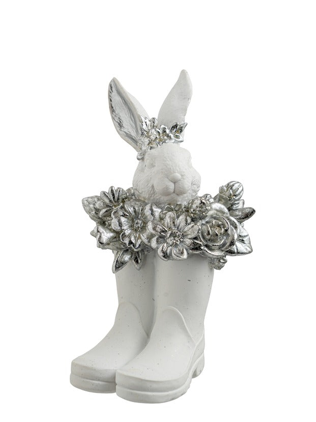 ΠΟΛΥΕΣΤΕΡΙΚΗ ΜΠΟΤΑ ΜΕ ΛΑΓΟ ΛΕΥΚΗ ΑΣΗΜΙ 10,5Χ10,5Χ19ΕΚ