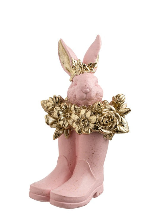 ΠΟΛΥΕΣΤΕΡΙΚΗ ΜΠΟΤΑ ΜΕ ΛΑΓΟ ΛΕΥΚΗ ΡΟΖ 10,5Χ10,5Χ19ΕΚ