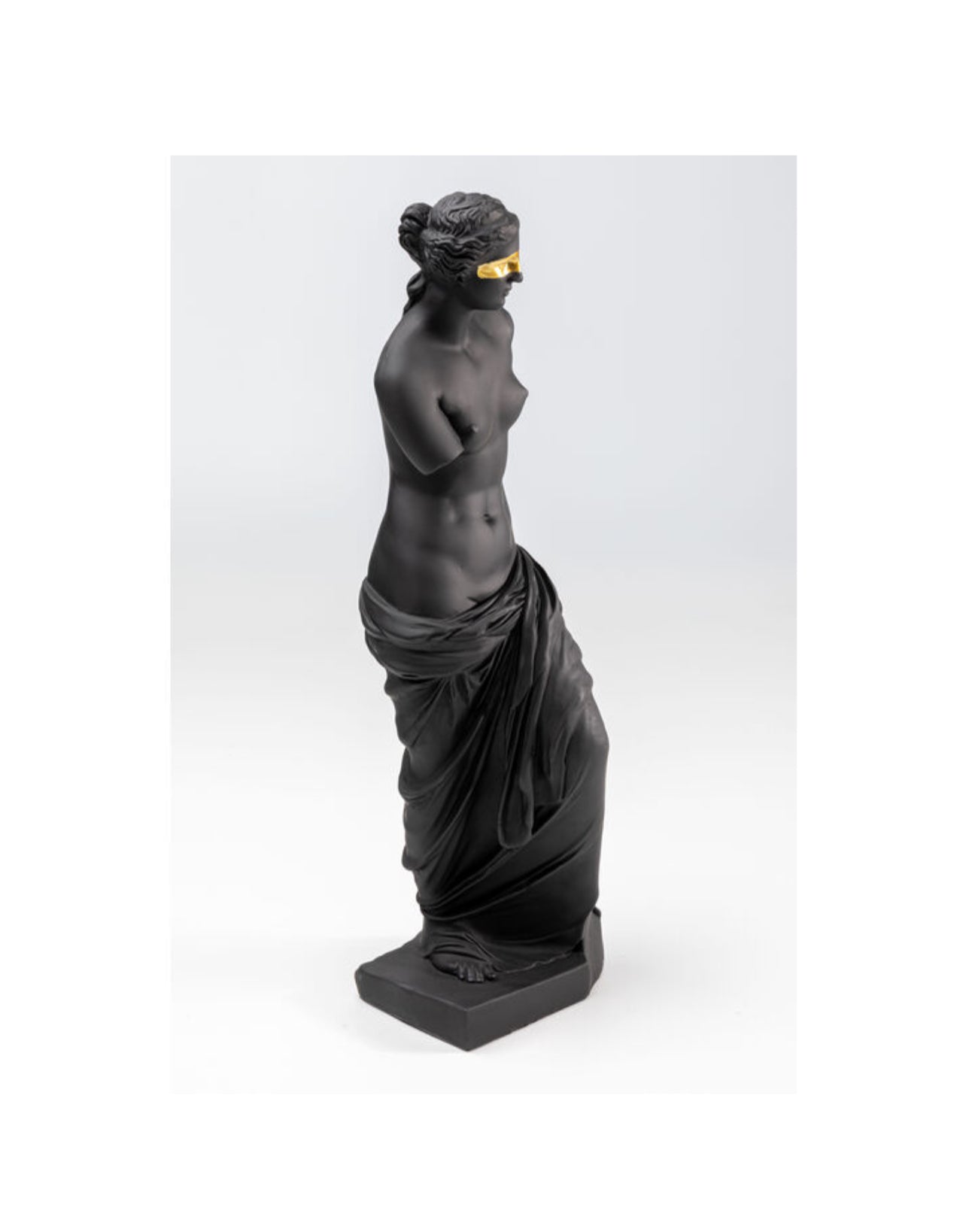 Διακοσμητικό επιτραπέζιο Sculpture μαύρο 16x14,5x48εκ 54604