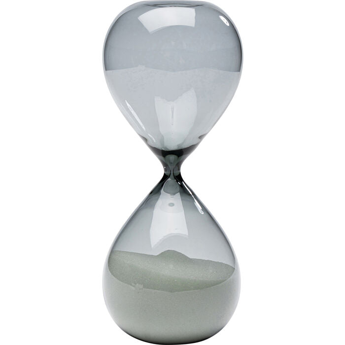 Διακοσμητικό επιτραπέζιο Timer κλεψύδρα μαύρη 8,2x8,2x20 εκ. 55174